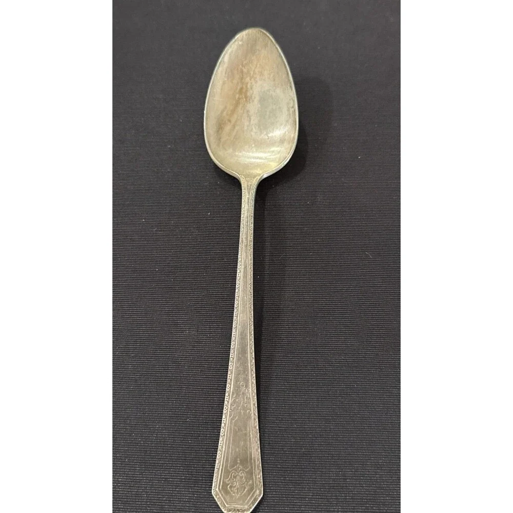 Antique WM Rogers Mfg Co Silver Extra Plate Serving Spoon “Original Rogers”